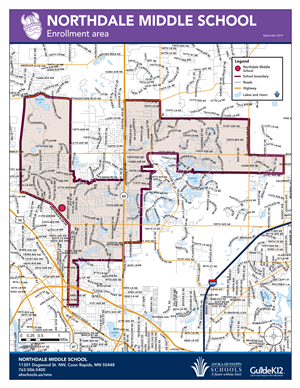 NMS enrollment area map 